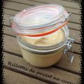 Rillettes de poulet au curry