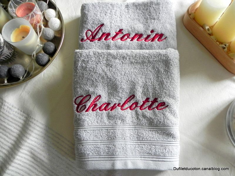 serviette de toilette, glyphes, cadeau, mariage