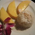 riz gluant à la mangue