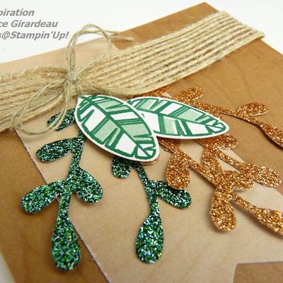 Le plein d'idées : tampons "Making Every day Bright" + perforatrice "Mon ampoule de Noel"