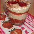 Tiramisu fraise-rhubarbe