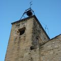 l'ancien cadran de la tour de l'horloge de Congénies déposé