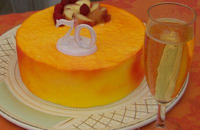 Entremets Fleur de pêcher