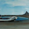 Acrylique sur toile " Baie de Saint-Malo "