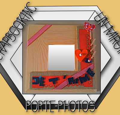 Scrapbooking : Un Miroir Porte - Photos