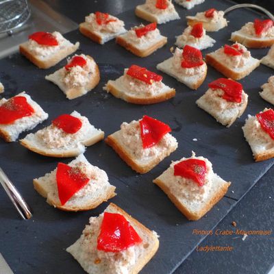 Pinchos Crabe-Mayonnaise