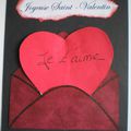 Carte enveloppe St Valentin