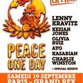 PEACE ONE DAY Aujourd'hui 21 septembre , c'est la