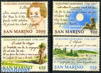 Giacomo Leopardi (1798 – 1837) : Le calme après l’orage / La quiete dopo la tempesta