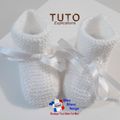 TUTO tricot bb FACILE et PREMA BOUTIQUE bebe modele layette bébé et patron a tricoter Explications brassière, bonnet, chaussons et Reborn