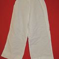 C10-68 Pantalon en coton blanc