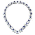 Sapphire and diamond necklace, Harry Winston