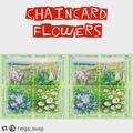 Je participe ! Instagram Chain Cards - Theme: flowers