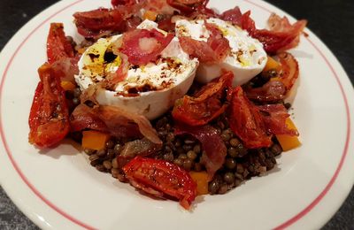 Salade de lentilles trop gourmande