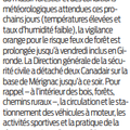 Gironde : Vigilance orange pour le risque feux de forêt