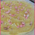 Galette frangipane aux pralines roses