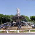 Rond-point à Aix en Provence