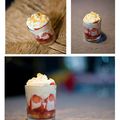 " Verrine fraise chantilly à la bretonne "