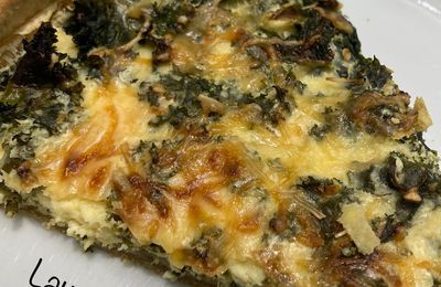 Quiche chou kale et ricotta