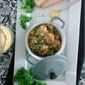 COCOTTE MOUTARDÉE DE SAUCISSES DE POULET AUX POMMES DE TERRE & KALE