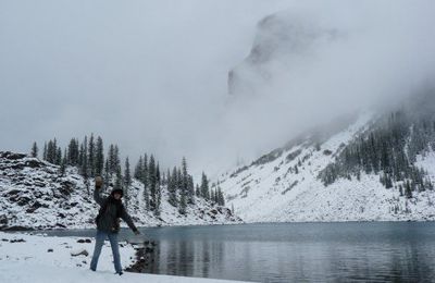 La neige dans certaines parties du Canada