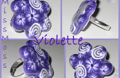 Bague violette