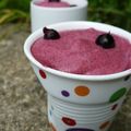 Mousse de mascarpone au cassis