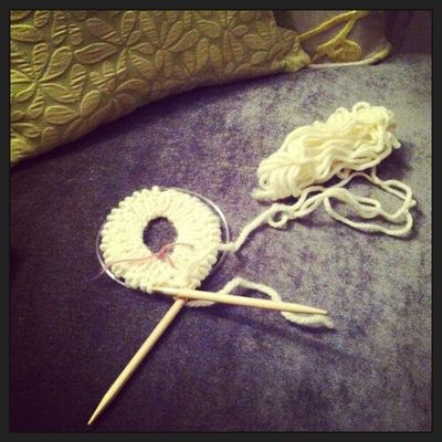 Essai aiguilles circulaires et Magic loop 1