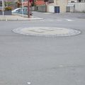 Rond-point à Courcelles-Lès-Lens