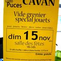 Dimanche 15 novembre 2015 VIDE GRENIER Spécial jouets