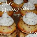 Mini Cup Cakes Jambon & Moutarde à l'ancienne