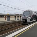 Bayeux 15 février 2020: première halte de l'OMNEO, le train tout neuf pour tous les Normands...