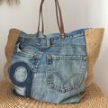 Cabas Sardine  Cie Collection Jean/Jute