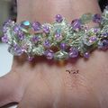 Bracelet petites fleurs de printemps en hiver