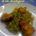 Magret de canard à la mangue