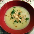 VELOUTE DE CELERI RAVE ET AMANDES GRILLEES