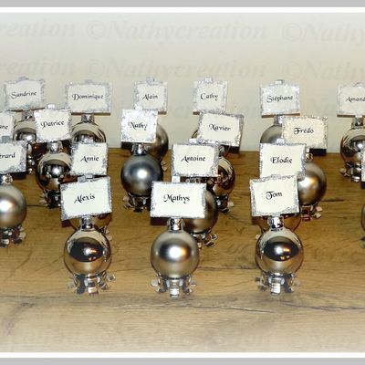 Marques Places "Boule de Noël"