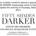 Evènement spécial Fifty Shades Darker à Los Angeles le 2 février 2017