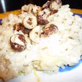 Risotto de morbier aux noisettes