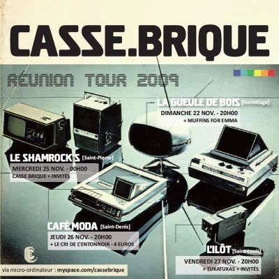 Concert du groupe rock CASSE BRIQUE au Moda