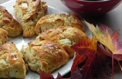 Scones aux pommes et au miel, sans gluten