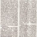 Article du Canard enchaîné du 9 mai 2012
