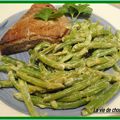 STEAK DE THON ET HARICOTS VERTS