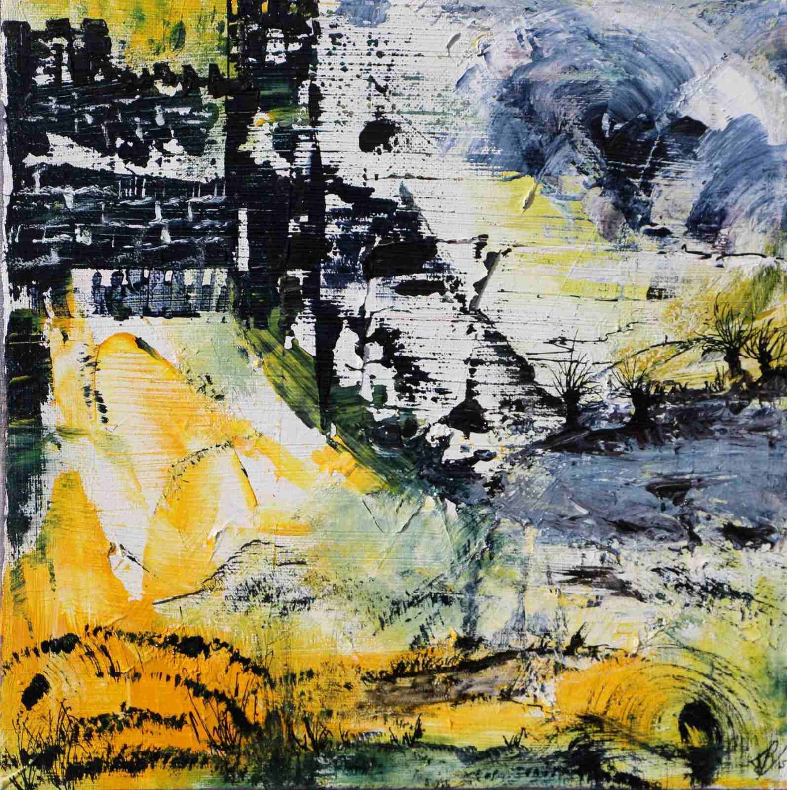Ruines- acryl2015- 30X30 cm- (n° 59),