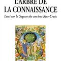 L’arbre de la connaissance – Essai sur la Sagesse des anciens Rose-Croix d’Erik Sablé (Dervy)