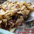 Crumble cerises amandes