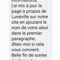 Message cordial de madame Helena Gavrilov et de sa maman gérante de Carpe Diem Résidence à Plombières Les Bains Vosges France 