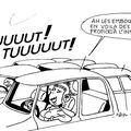 Poésie: En voiture Simone avec Clio qui klaxonne