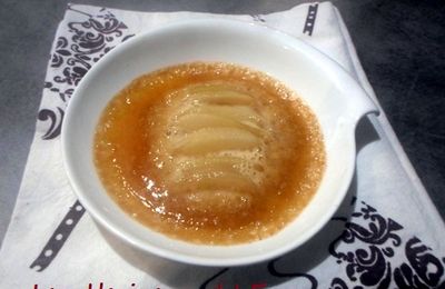 Gratiné de poires confites au sabayon des Trois Monts