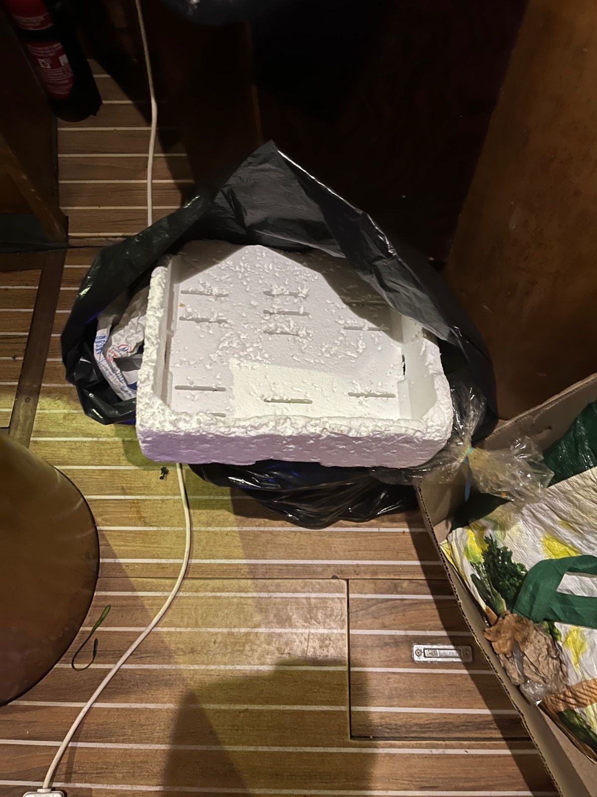 Récupération de plastiques en mer, le butin du jour, mardi 20 février 2024